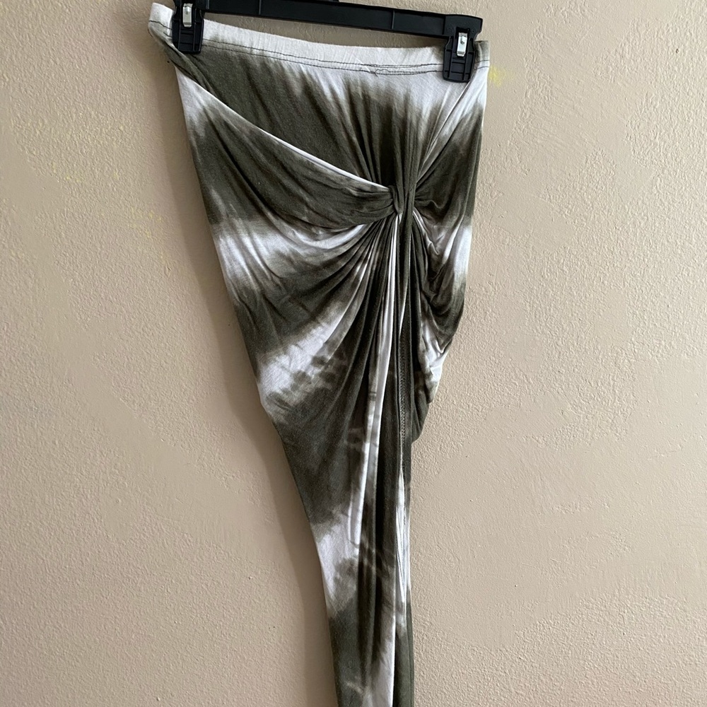 Tie dye high low skirt